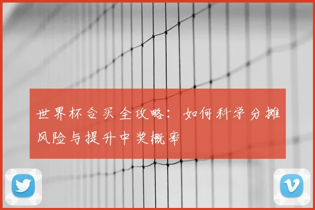 世界杯合买全攻略:如何科学分摊风险与提升中奖概率